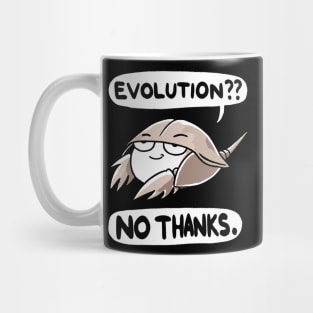 Evolution no thanks Cool Horseshoe Crab (Back Print) Mug